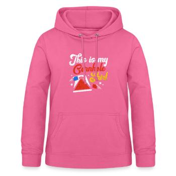 Cornhole - Women's Hoodie - pink - Front - AI Model Female 172 light (172cm)