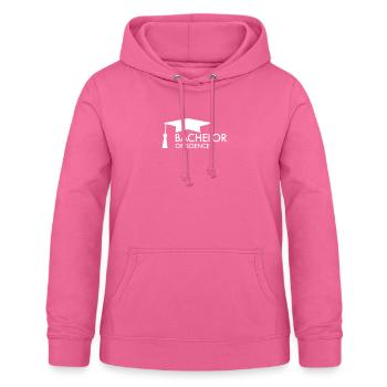 Bachelor of Science University College Student - Women's Hoodie - pink - Front - AI Model Female 172 light (172cm)