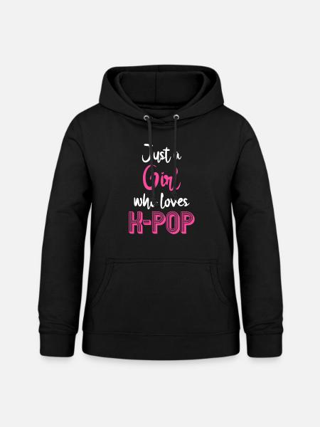 K-Pop - Frauen Hoodie - Schwarz