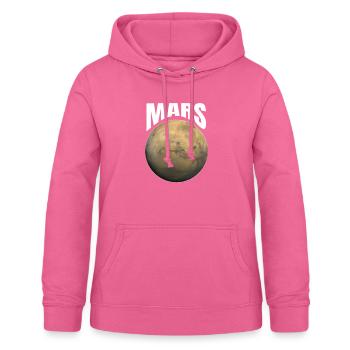 Planète Mars - Sweat à capuche Femme - rose - Devant - AI Model Female 172 light (172cm)