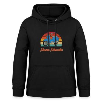 Schwalbenfahrer Simsonfahrer Schwalbe Simson KR51 - Frauen Hoodie - Schwarz - Vorne - AI Model Female 172 light (172cm)
