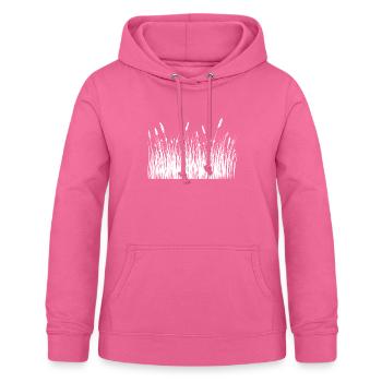 Flora flowers meadow spring - Women's Hoodie - pink - Front - AI Model Female 172 light (172cm)
