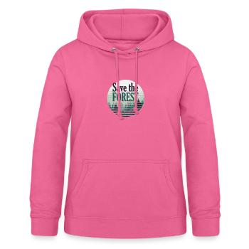 Retten Schutz Wald Umwelt - Frauen Hoodie - Pink - Vorne - AI Model Female 172 light (172cm)
