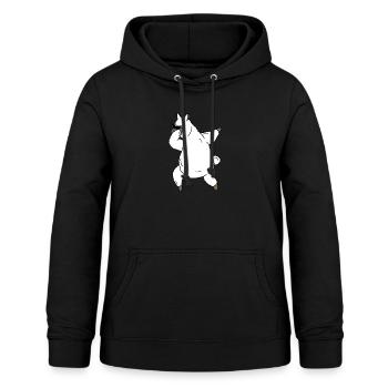 Funny Dabbin Llama Alpaca Dance - Sweat à capuche Femme - noir - Devant - AI Model Female 172 light (172cm)