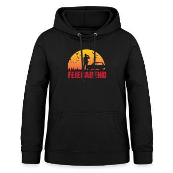  Kombi Feierabend Bier - Frauen Hoodie - Schwarz - Vorne - AI Model Female 172 light (172cm)