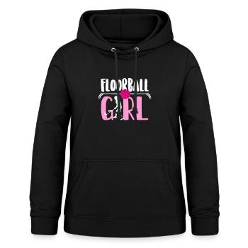 Floorball Mädchen - Frauen Hoodie - Schwarz - Vorne - AI Model Female 172 light (172cm)