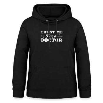 Doktor Trust Me I'm a doctor - Frauen Hoodie - Schwarz - Vorne - AI Model Female 172 light (172cm)