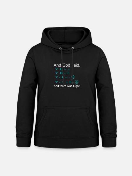 Maxwell Physiker Geschenk Mathe Studenten - Frauen Hoodie - Schwarz