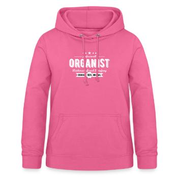 Organist Orgelspieler Orgel Pfeifenorgel Geschenk - Frauen Hoodie - Pink - Vorne - AI Model Female 172 light (172cm)