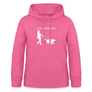 Echte Führungskraft - Frauen Hoodie - Pink - Vorne - AI Model Female 172 light (172cm)