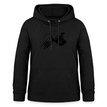 Tattoo Tätowiert - Frauen Hoodie - Schwarz - Vorne - AI Model Female 172 light (172cm)