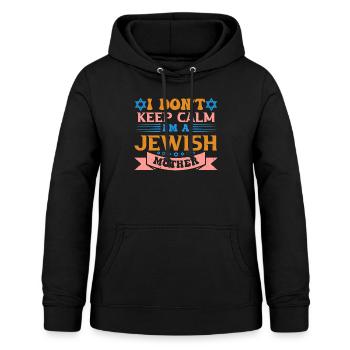 Cadeau de maman juive - Sweat à capuche Femme - noir - Devant - AI Model Female 172 light (172cm)
