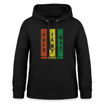 Reggae Way - Sweat à capuche Femme - noir - Devant - AI Model Female 172 light (172cm)