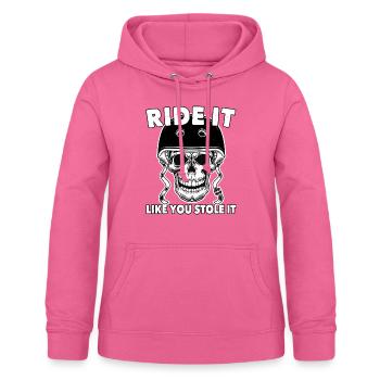 Ride Like You Stole It - Funny Biker - Cycling - - Frauen Hoodie - Pink - Vorne - AI Model Female 172 light (172cm)