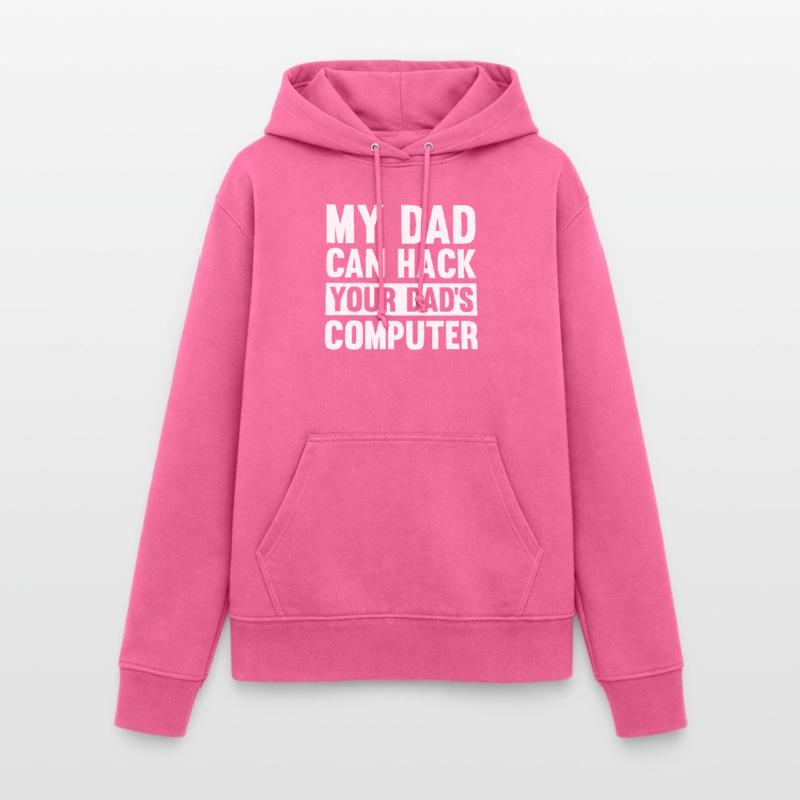 Hacker Hacking Code Computer papa Spruch Geschenk Frauen Hoodie