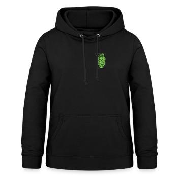 Hopfen Malz I Brauerei Bier Motiv für Braumeister - Frauen Hoodie - Schwarz - Vorne - AI Model Female 172 light (172cm)