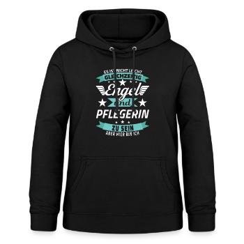 Pflegerin Altenpflegerin Krankenpflegerin Pflege - Frauen Hoodie - Schwarz - Vorne - AI Model Female 172 light (172cm)