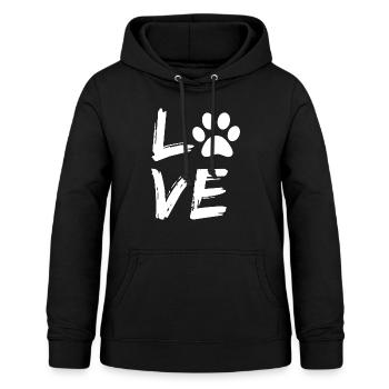 Humorous Paw Mommies Definition Dog Lover Gifts - Women's Hoodie - black - Front - AI Model Female 172 light (172cm)