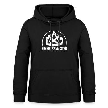 Zimmerer Meister Zimmermeister Zimmermann - Frauen Hoodie - Schwarz - Vorne - AI Model Female 172 light (172cm)