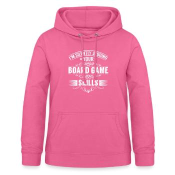 Brettspiel Nerd Geschenke Board Games - Frauen Hoodie - Pink - Vorne - AI Model Female 172 light (172cm)