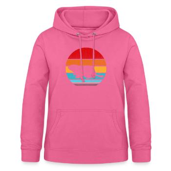 Murmeltier - Frauen Hoodie - Pink - Vorne - AI Model Female 172 light (172cm)