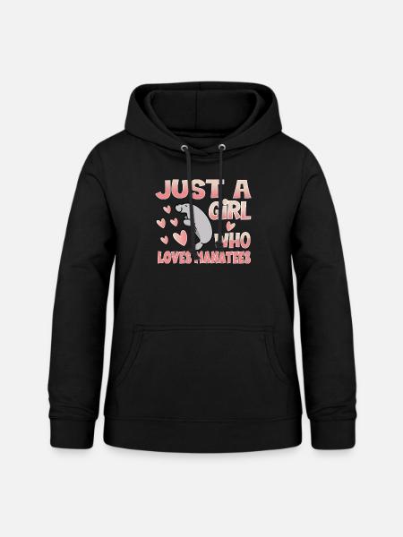 Manati Seekuh - Frauen Hoodie - Schwarz