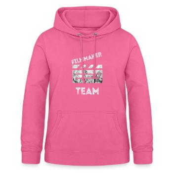Filmemacher Team Kameramann Regisseur Videokamera - Frauen Hoodie - Pink - Vorne - AI Model Female 172 light (172cm)
