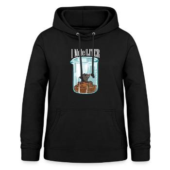 Chemie Biologie Lustiges One Mole Per Liter Nerd - Frauen Hoodie - Schwarz - Vorne - AI Model Female 172 light (172cm)