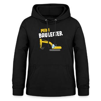 Baggerfahrer - Lustiges Bagger Bauleiter - Frauen Hoodie - Schwarz - Vorne - AI Model Female 172 light (172cm)