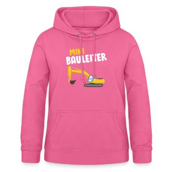 Baggerfahrer - Lustiges Bagger Bauleiter - Frauen Hoodie - Pink - Vorne - AI Model Female 172 light (172cm)