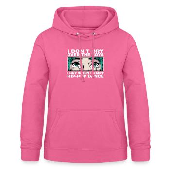 I Cry When I Can't Hip-Hop-Tanz Zitat weinendes - Frauen Hoodie - Pink - Vorne - AI Model Female 172 light (172cm)