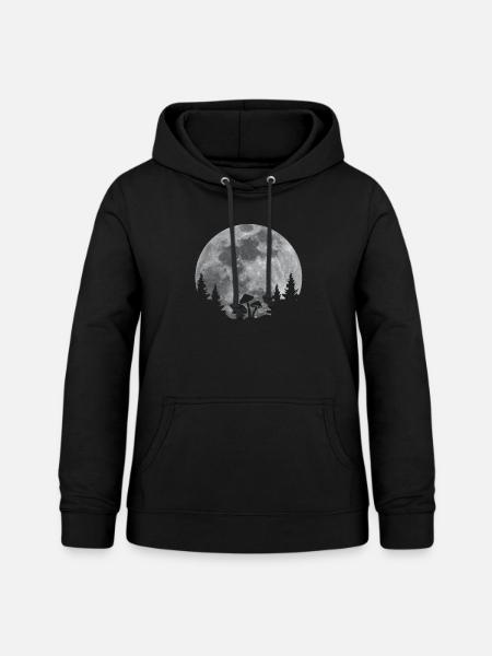 Pilze - Frauen Hoodie - Schwarz