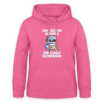 Gaming Skelett - ComputerOnline Spiele Streaming - Frauen Hoodie - Pink - Vorne - AI Model Female 172 light (172cm)