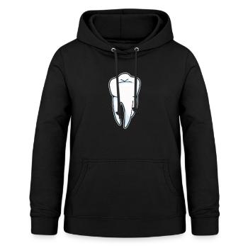 Zahn - Dentalhygienikerin - Frauen Hoodie - Schwarz - Vorne - AI Model Female 172 light (172cm)