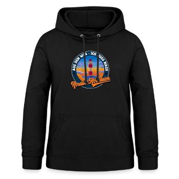 Norden-Norddeich - Frauen Hoodie - Schwarz - Vorne - AI Model Female 172 light (172cm)