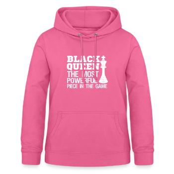 Black Queen La figure la plus puissante - Sweat à capuche Femme - rose - Devant - AI Model Female 172 light (172cm)