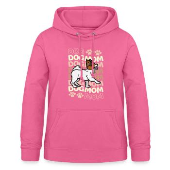 Süßer Papillon Hund Mama Kawaii - Frauen Hoodie - Pink - Vorne - AI Model Female 172 light (172cm)