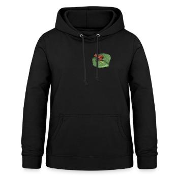 Pfeilgiftfrosch I Kröte Frosch Motiv für Amphibien - Frauen Hoodie - Schwarz - Vorne - AI Model Female 172 light (172cm)