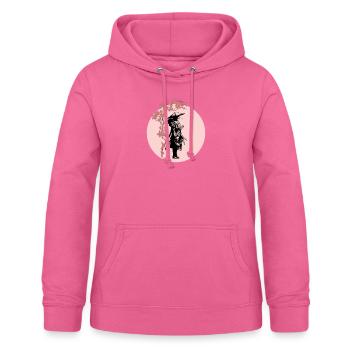Samurai I Japanese Tattoo Manga Anime Mask for - Women's Hoodie - pink - Front - AI Model Female 172 light (172cm)