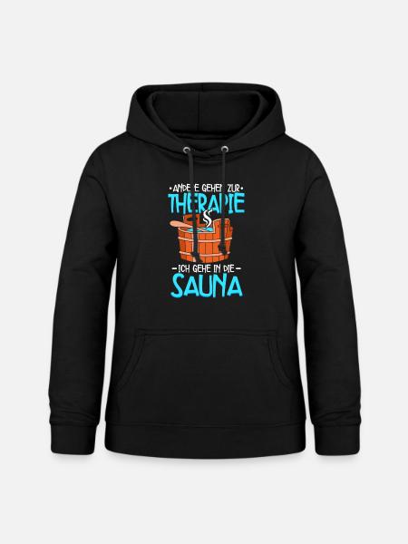 Sauna - Frauen Hoodie - Schwarz