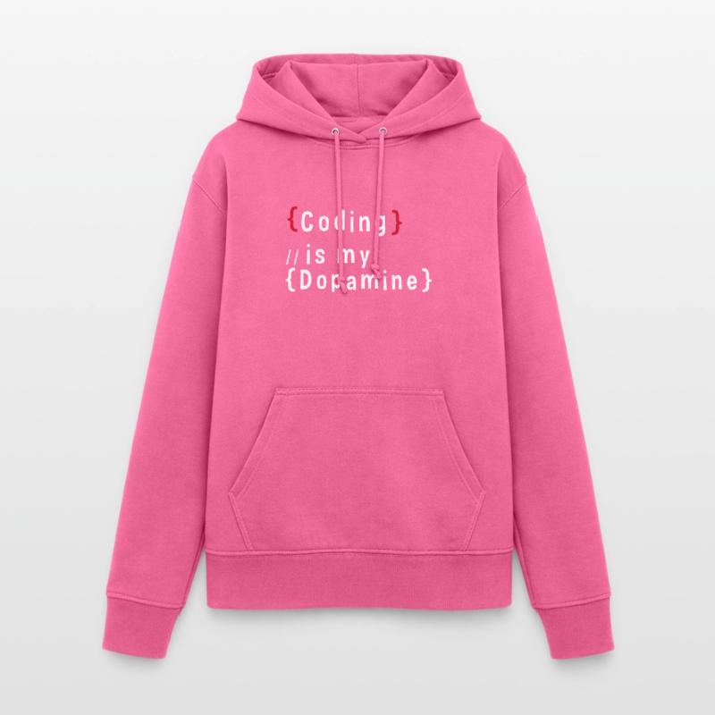 Lustige Codierung Ist Mein Dopamin -Coder Frauen Hoodie