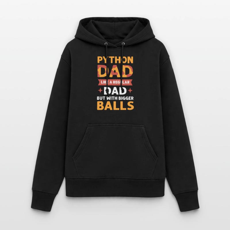 Python-vater. Herpetologen. Königspython Frauen Hoodie