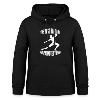 Tänzer Papa Tanzen Vater Hobby Tanzsport Dad - Frauen Hoodie - Schwarz - Vorne - AI Model Female 172 light (172cm)