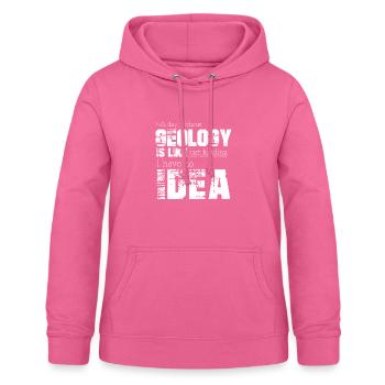 Geologie - Frauen Hoodie - Pink - Vorne - AI Model Female 172 light (172cm)