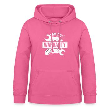 Humorvoller Garantie-Reparatur-Auto-Getriebe-Techniker - Frauen Hoodie - Pink - Vorne - AI Model Female 172 light (172cm)