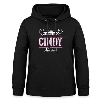 Cindy Geschenkidee Geschenk Geburtstag - Frauen Hoodie - Schwarz - Vorne - AI Model Female 172 light (172cm)