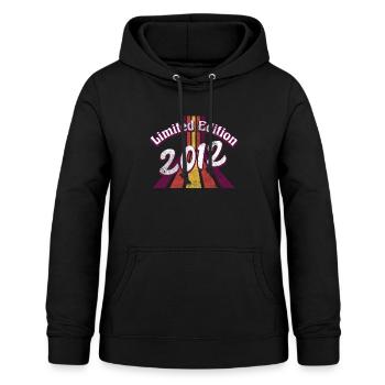 Edition Limitée Millésime 2012 - Sweat à capuche Femme - noir - Devant - AI Model Female 172 light (172cm)