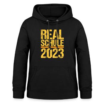 Realschule bestanden Realschulabschluss 2023 - Frauen Hoodie - Schwarz - Vorne - AI Model Female 172 light (172cm)