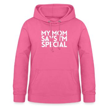 Inspirierendes Mommy's Favorite Kiddo Uplifting - Frauen Hoodie - Pink - Vorne - AI Model Female 172 light (172cm)