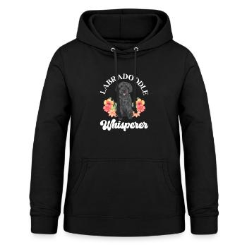 Labradoodle Hund - Frauen Hoodie - Schwarz - Vorne - AI Model Female 172 light (172cm)